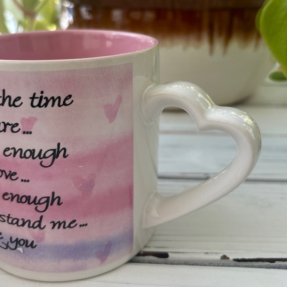 Vintage Pink Russ Mug "I Love You" 1980s - Picture 3 of 7